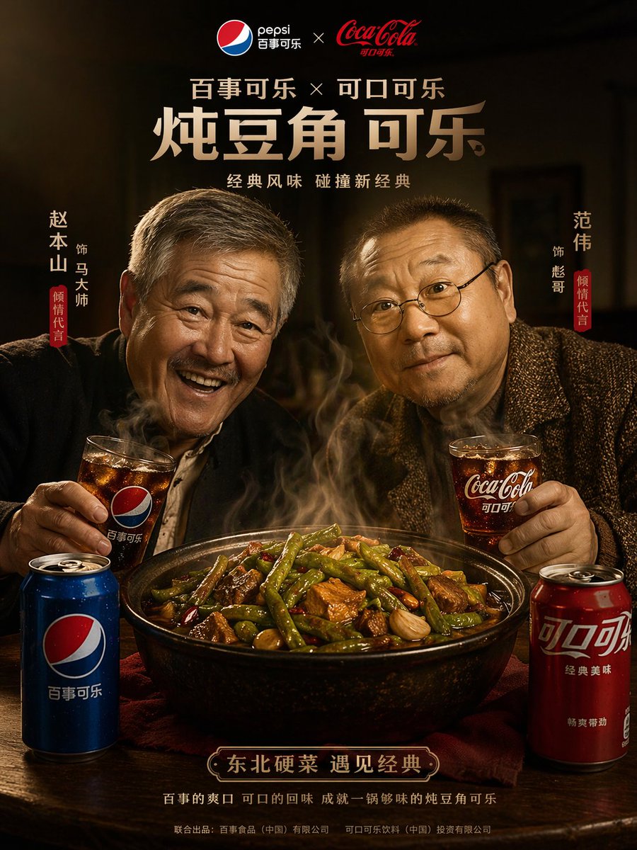 Cinematic Food & Beverage Collab Poster preview image 1