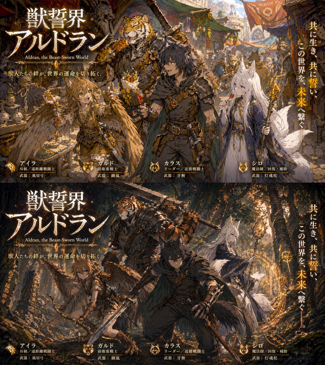 两面板 RPG 概念艺术 preview image 1