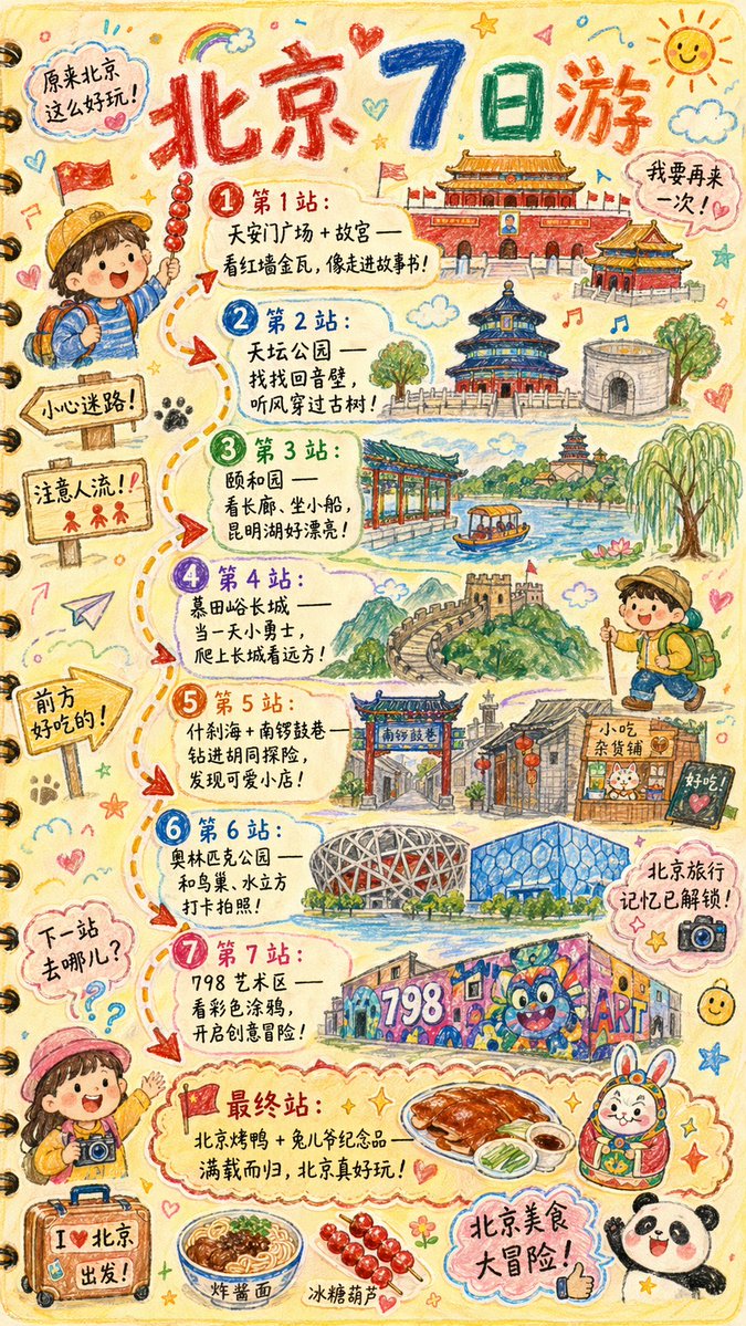 Hand-drawn Travel Journal Illustration preview image 1