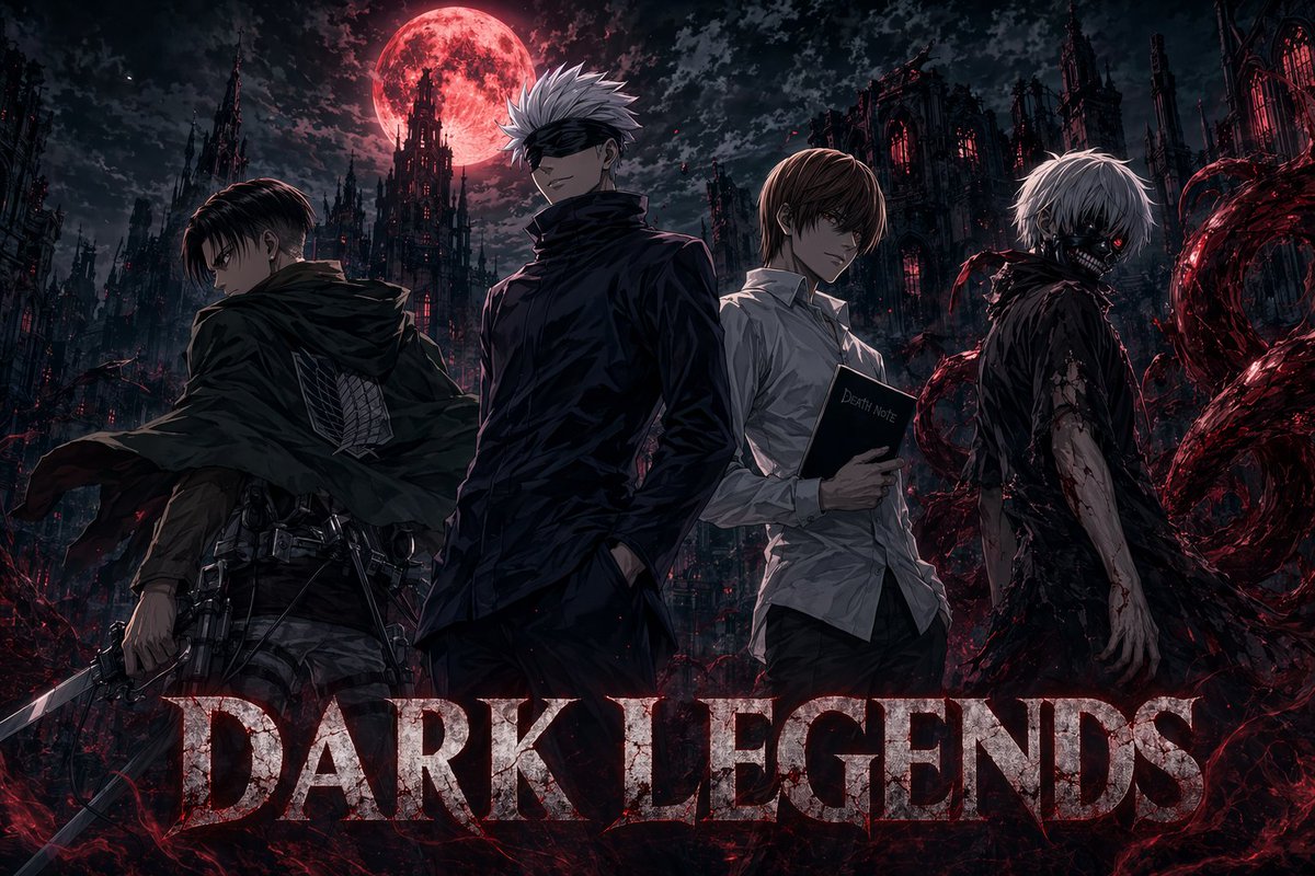 Dark Anime Legends Poster preview image 1