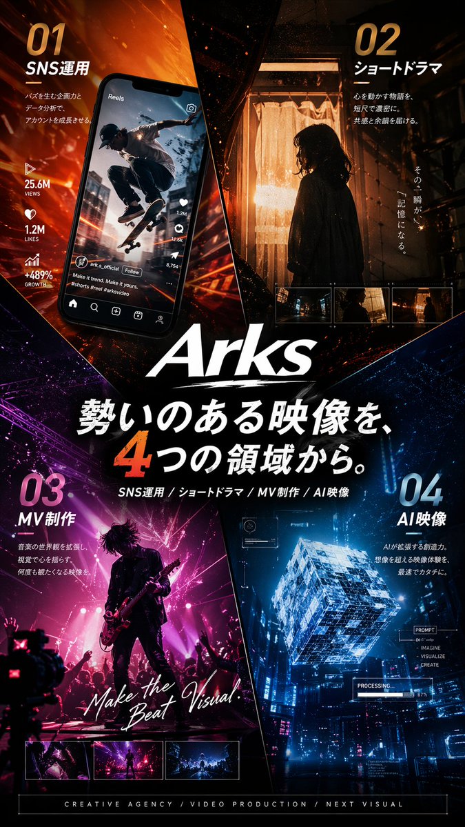 Japanese Creative Agency Poster preview image 1