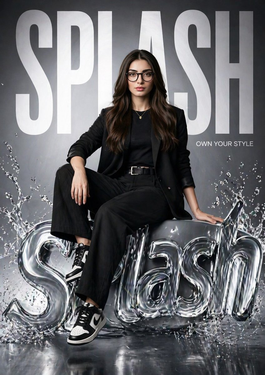 Hyper-realistic Fashion Poster preview image 1