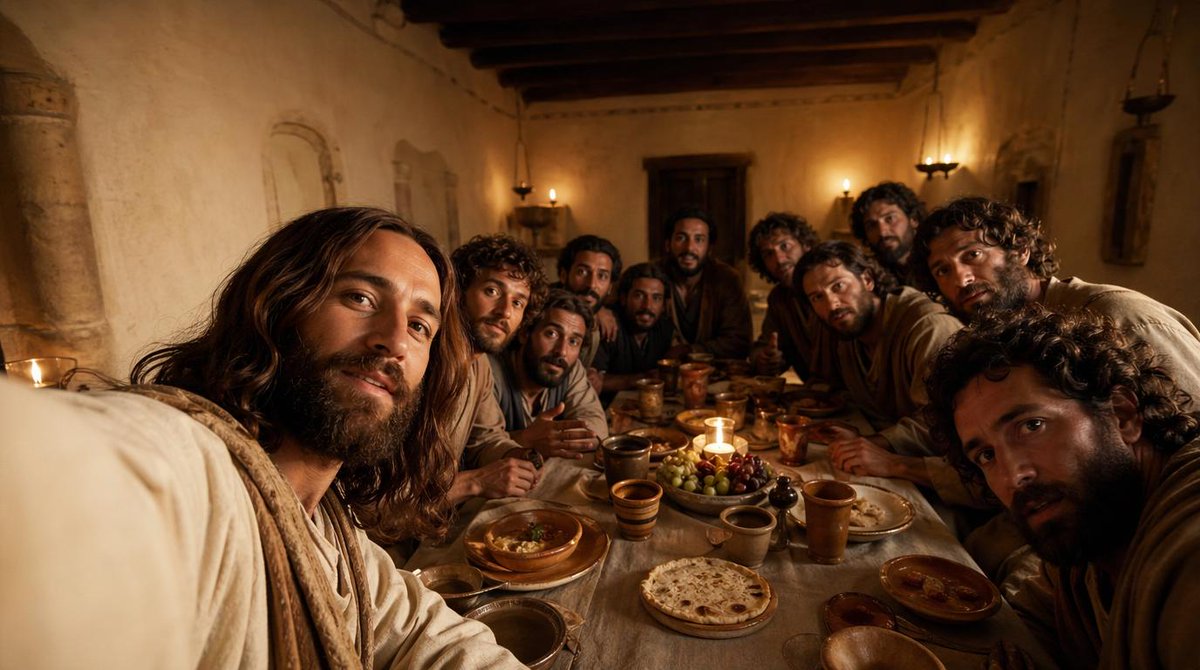 Cinematic Last Supper Scene preview image 1