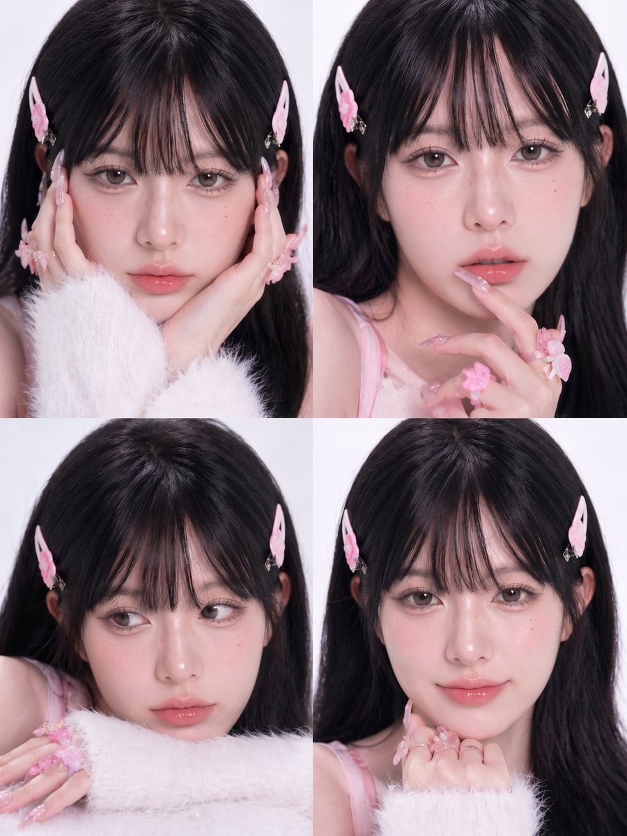 Pink Kawaii Beauty Collage preview image 1
