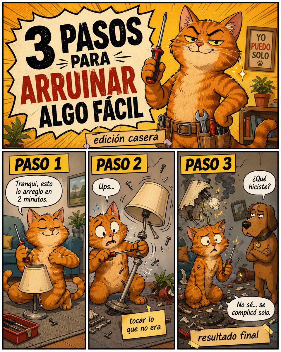 Funny DIY Disaster Cat Comic preview image 1