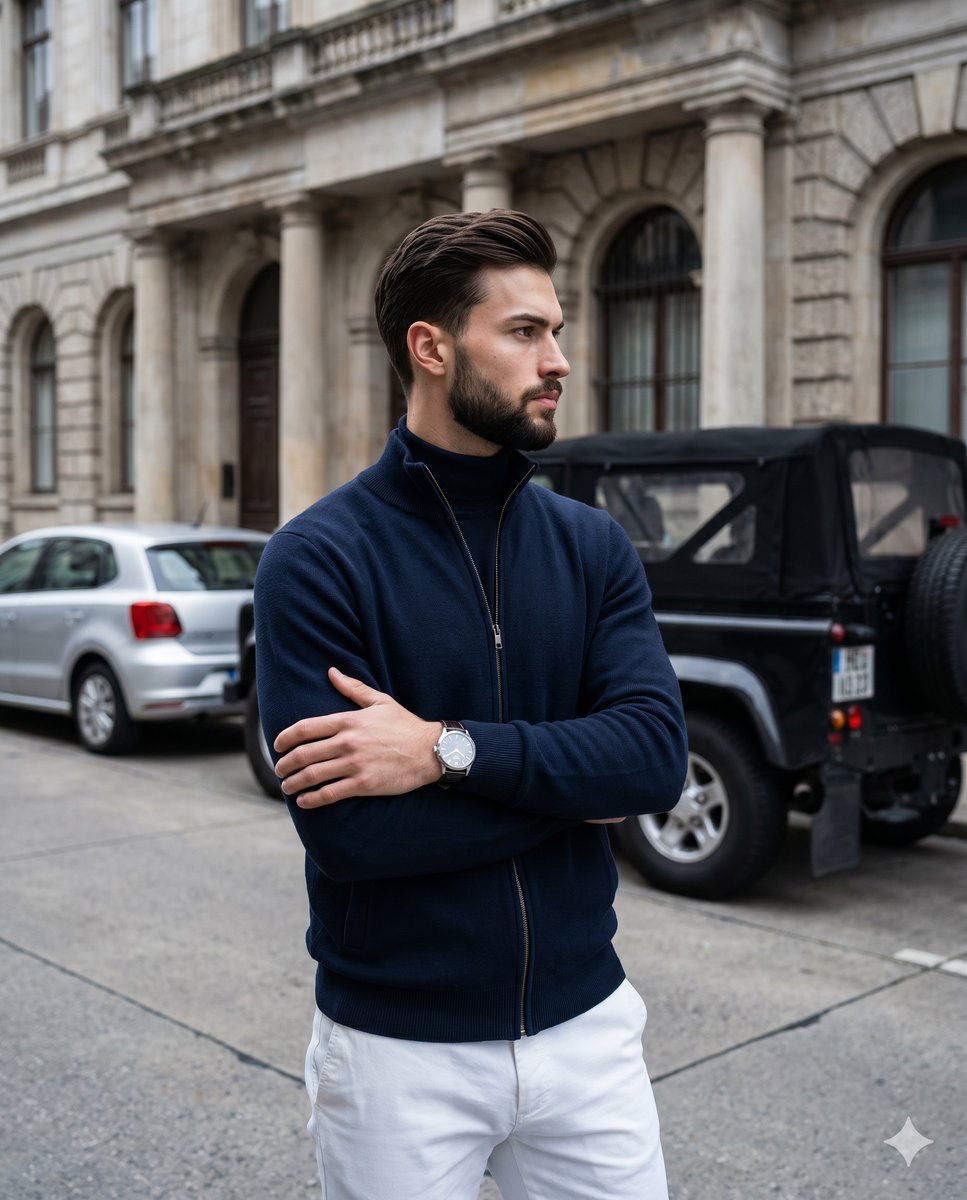 Luxury Menswear Street Portrait preview image 1