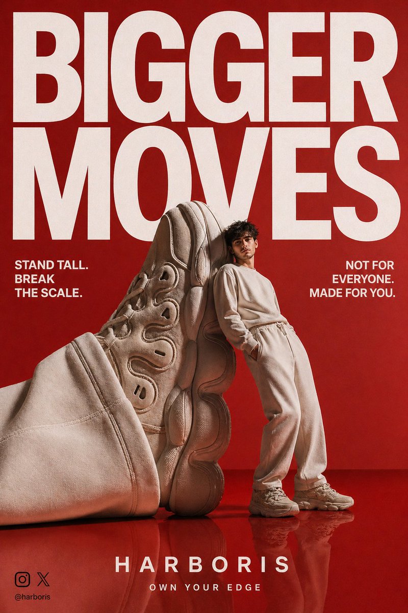 High-End Streetwear Campaign Poster preview image 1