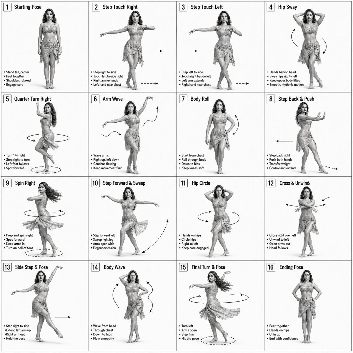 Dance Choreography Instruction Sheet preview image 1