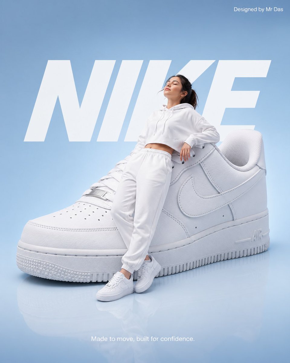 Minimalist Nike Fashion Advertisement preview image 1