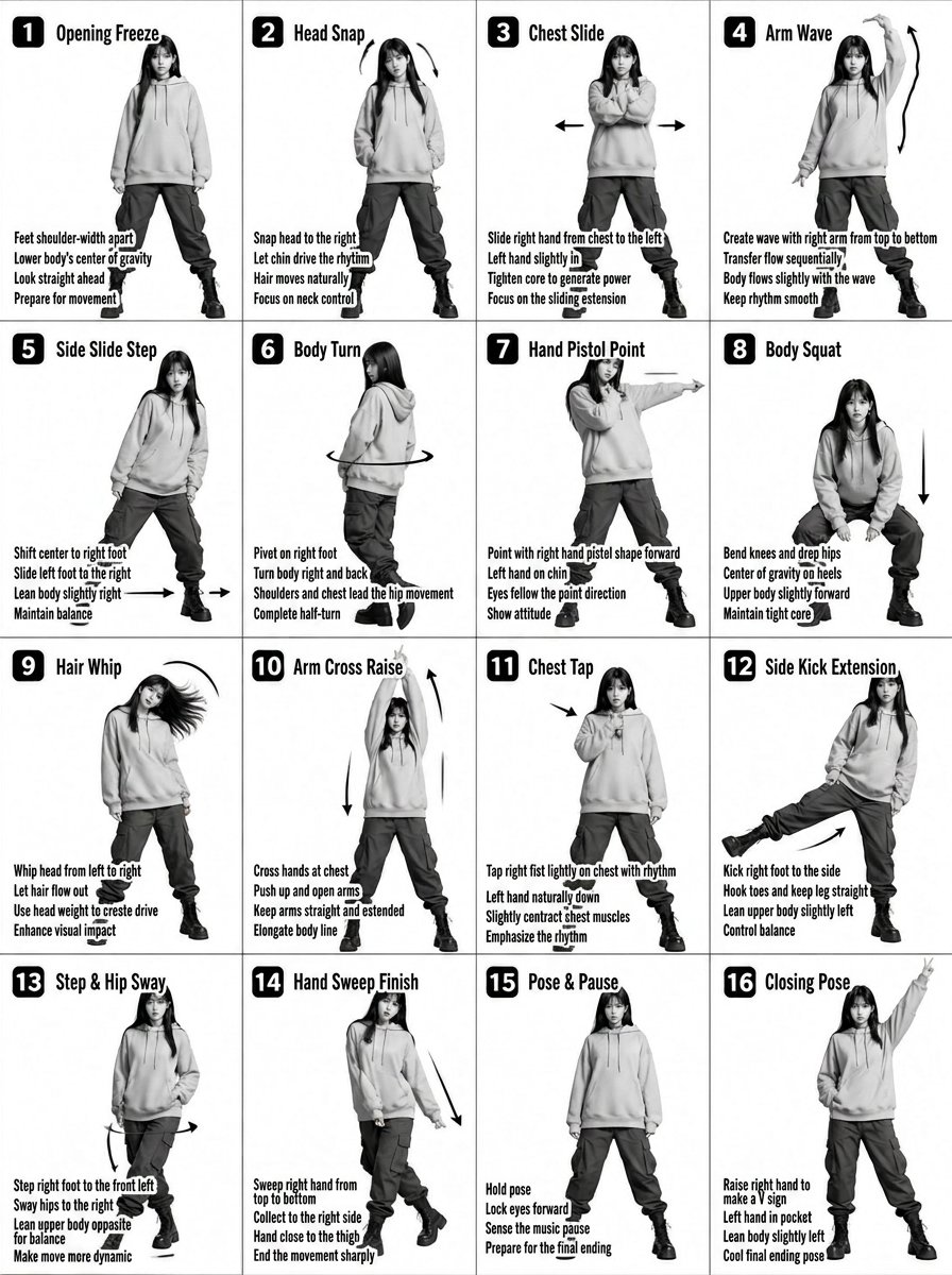 K-pop Dance Tutorial Poster Generator preview image 1