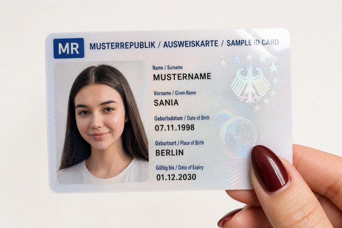 Personalized Sample ID Card Generation preview image 1
