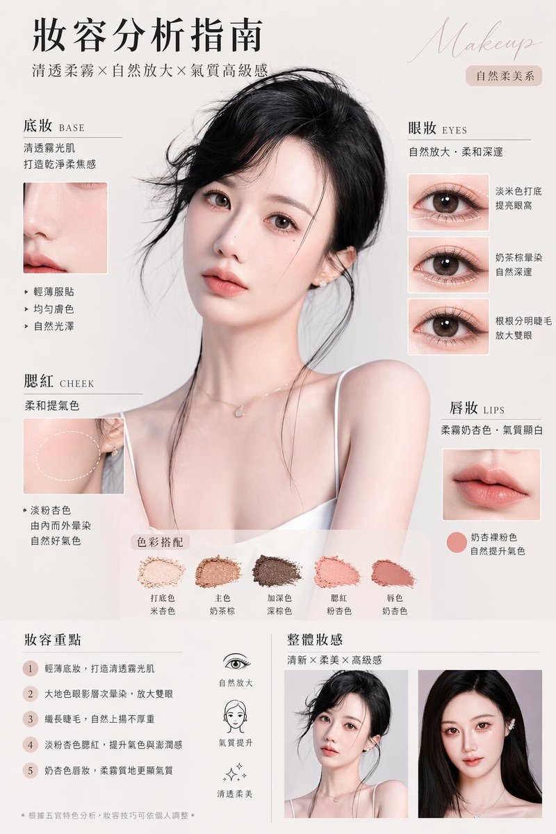Luxury Makeup Analysis Poster preview image 1