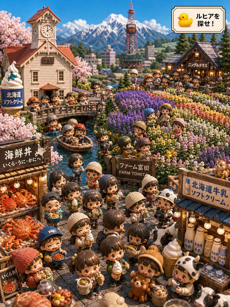 Hokkaido Hidden Duck Travel Puzzle preview image 1