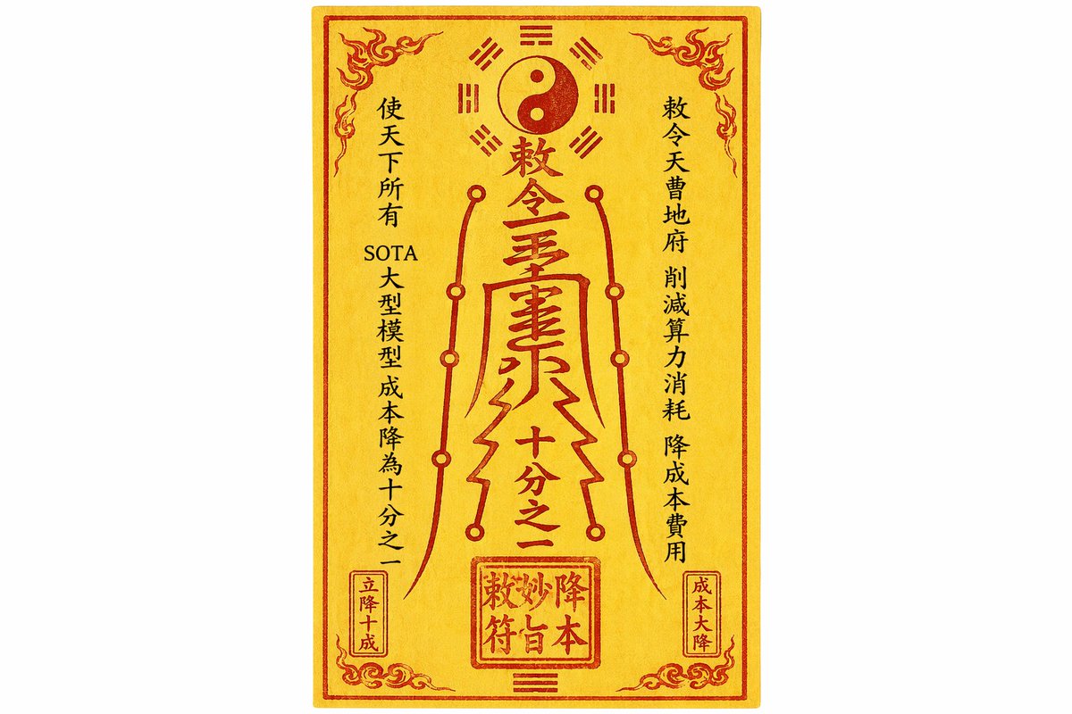 AI Cost Reduction Taoist Talisman preview image 1