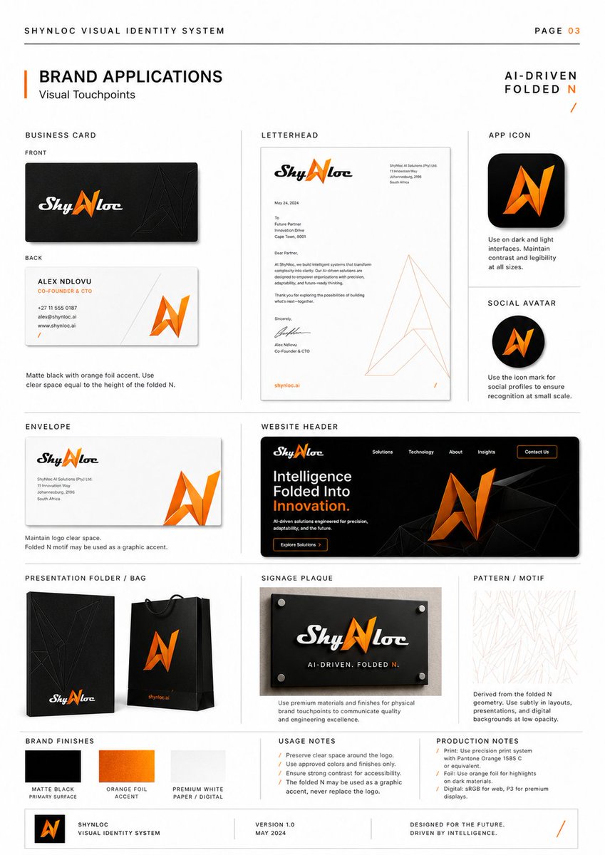 Shynloc Visual Identity Board preview image 3
