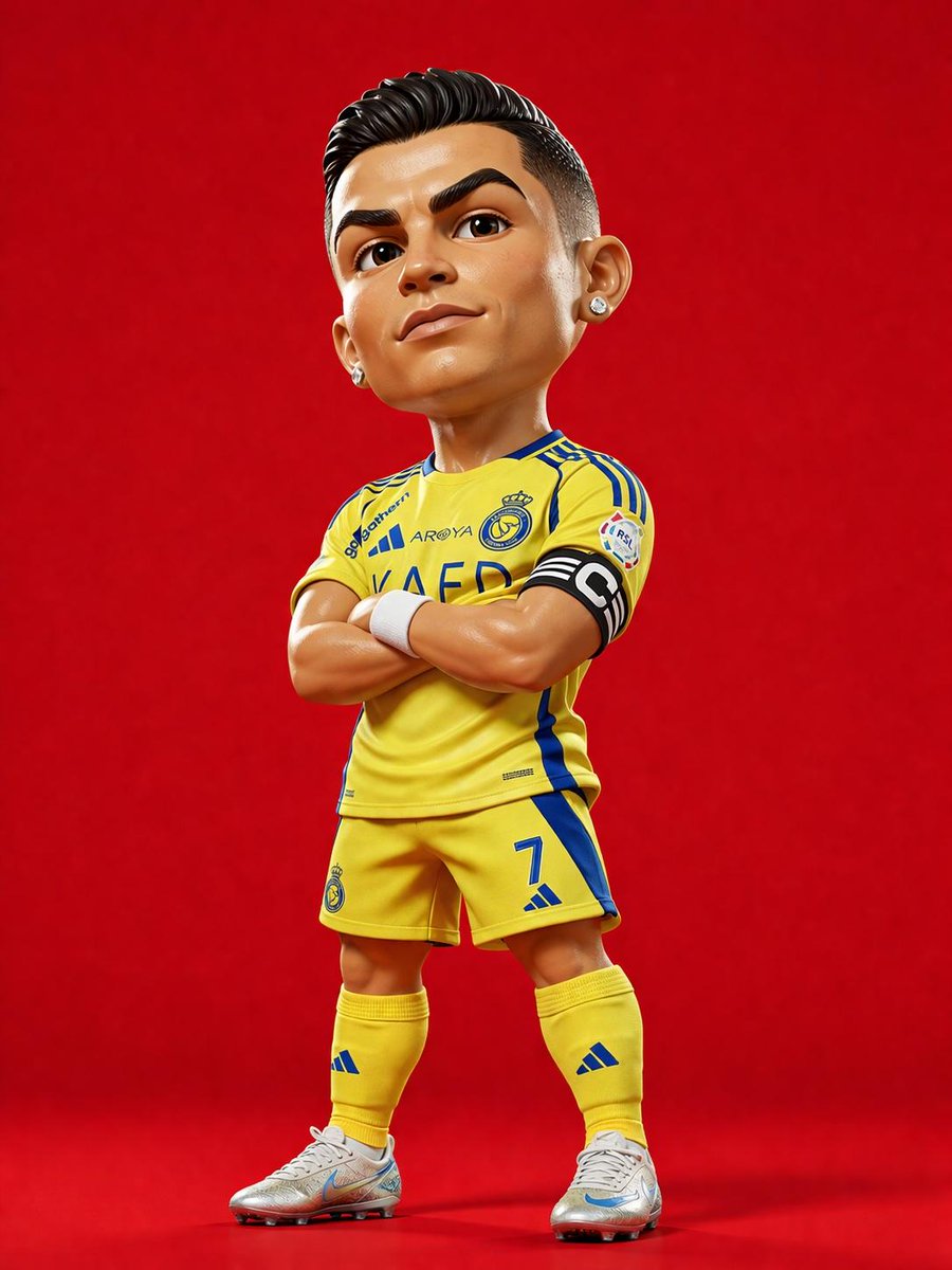 Cristiano Ronaldo 3D Toy Caricature preview image 2