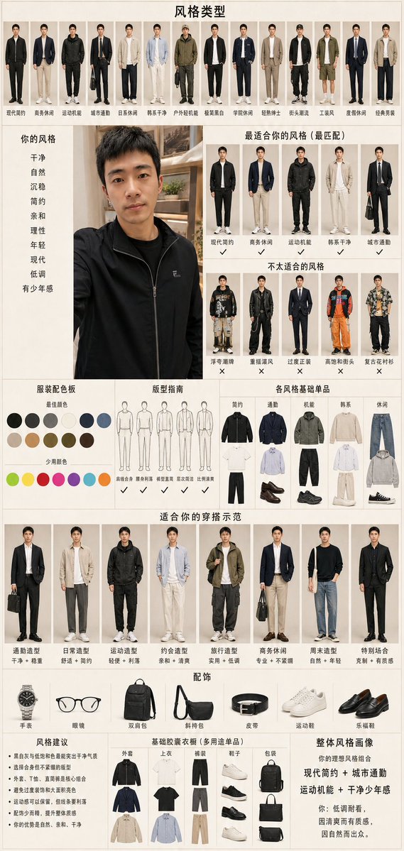 Men's Fashion Style Diagnosis Report preview image 1