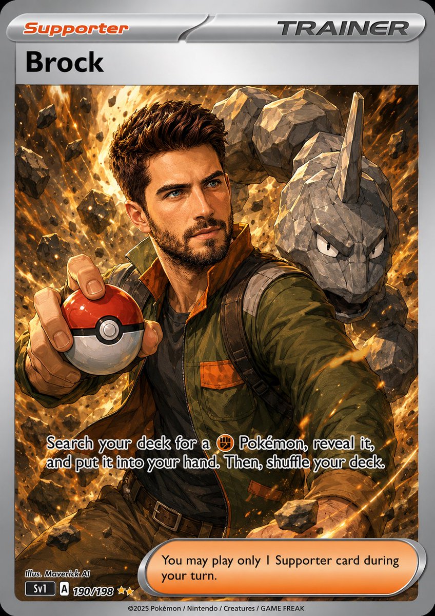 Anime Pokemon Trainer Card preview image 2