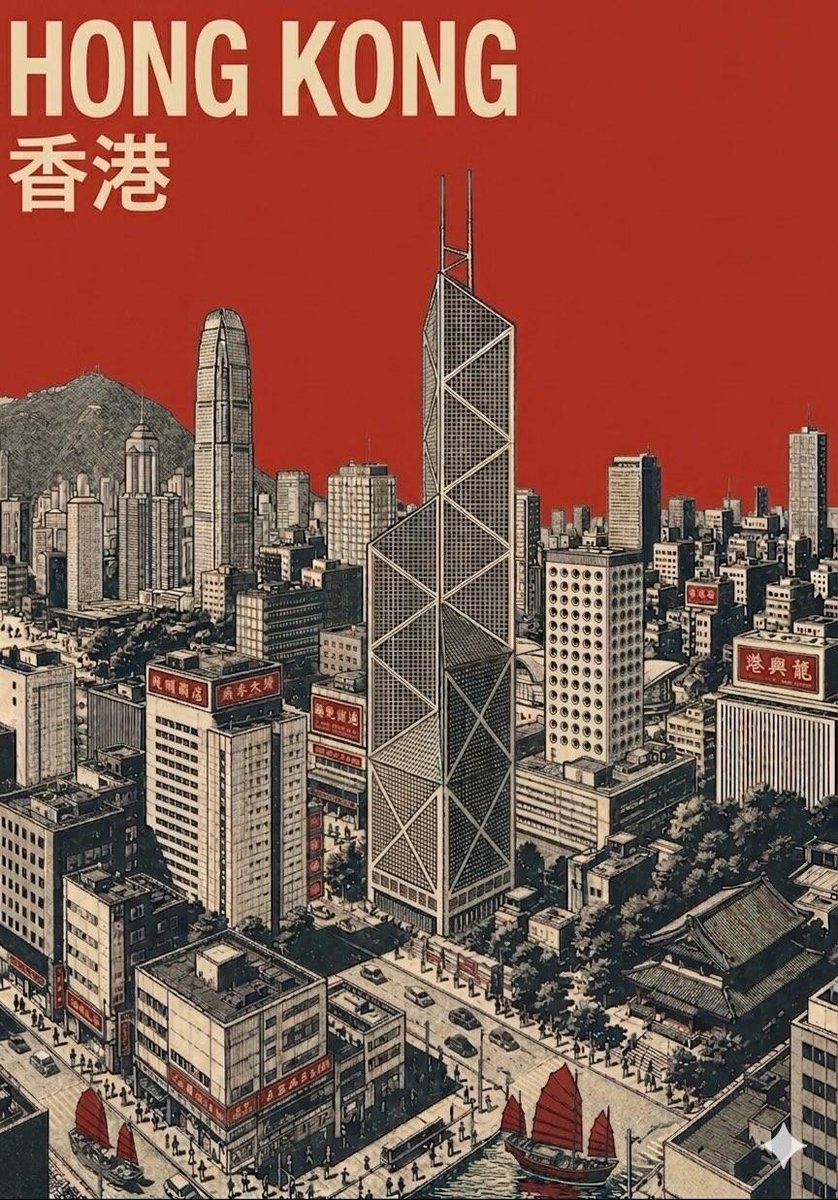 Mid-Century Travel Poster preview image 3