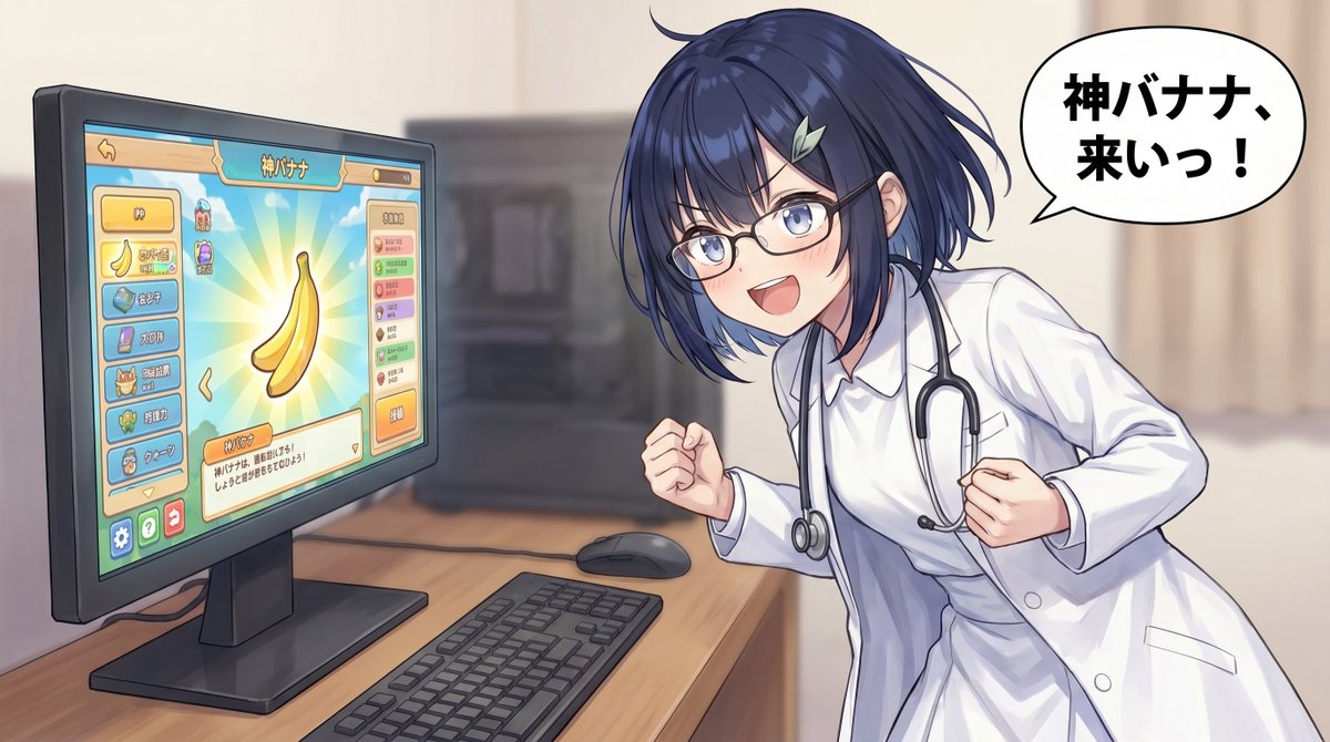 Anime Doctor Summoning Divine Banana preview image 1