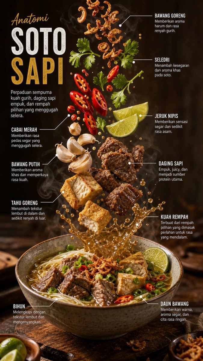 Editorial Food Infographic Poster preview image 1