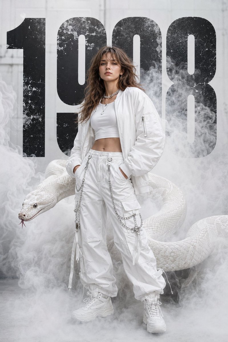 Monochromatic High-Fashion Editorial with Python preview image 2