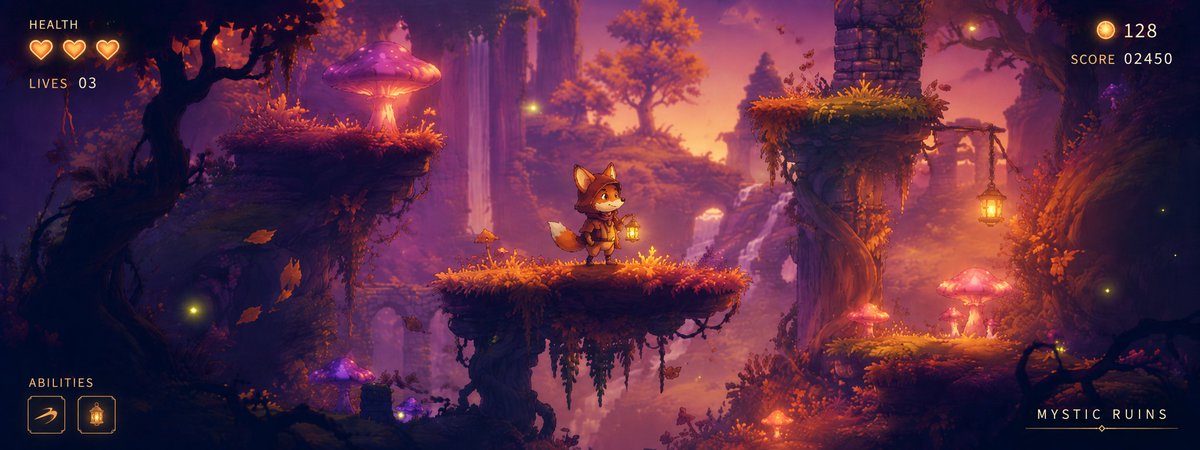 Mystic Ruins Platformer Screenshot preview image 1