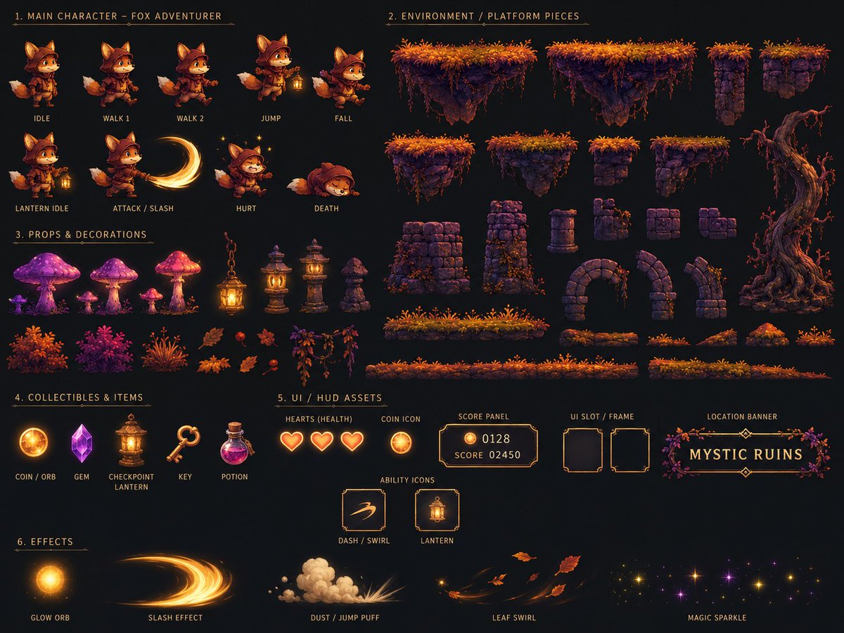 Mystic Ruins Platformer Screenshot preview image 2