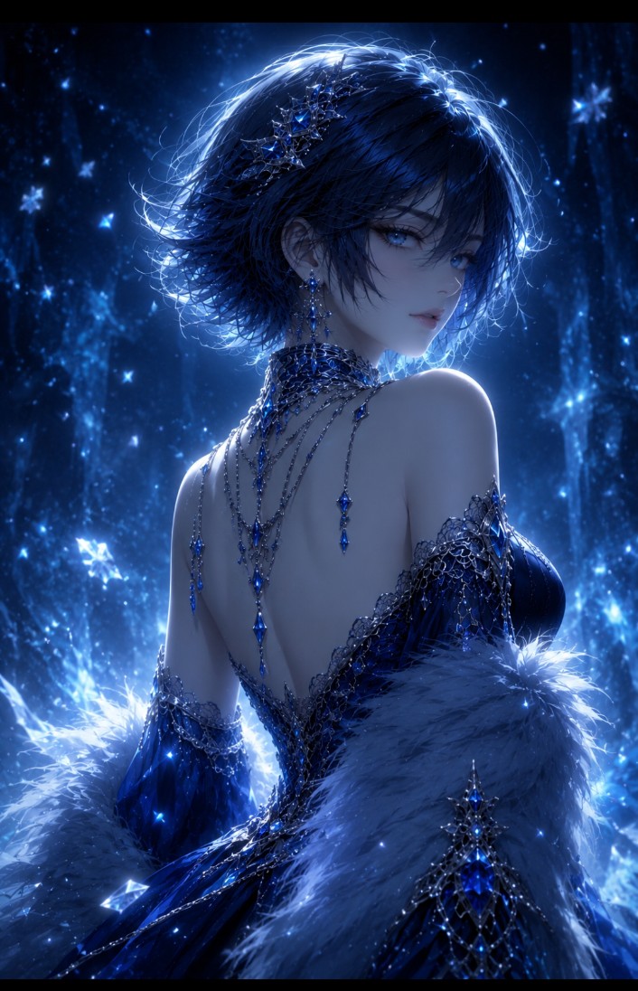 Dark Fantasy Anime Gothic Portrait preview image 2