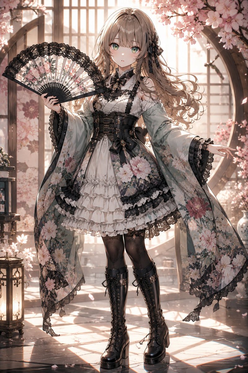 Gothic Lolita Furisode Outfit preview image 1