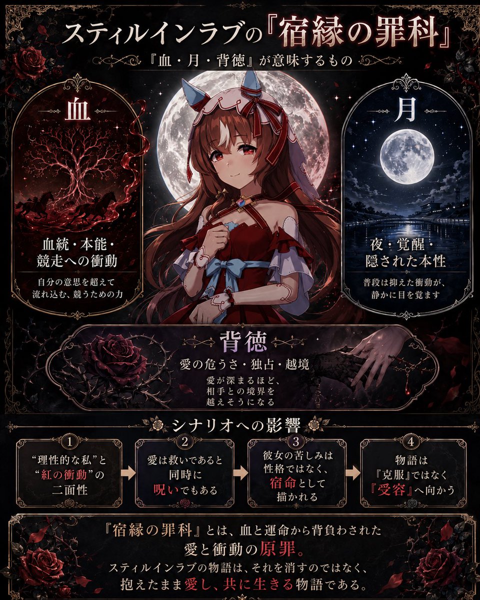 哥特式动漫象征主义信息图 preview image 1