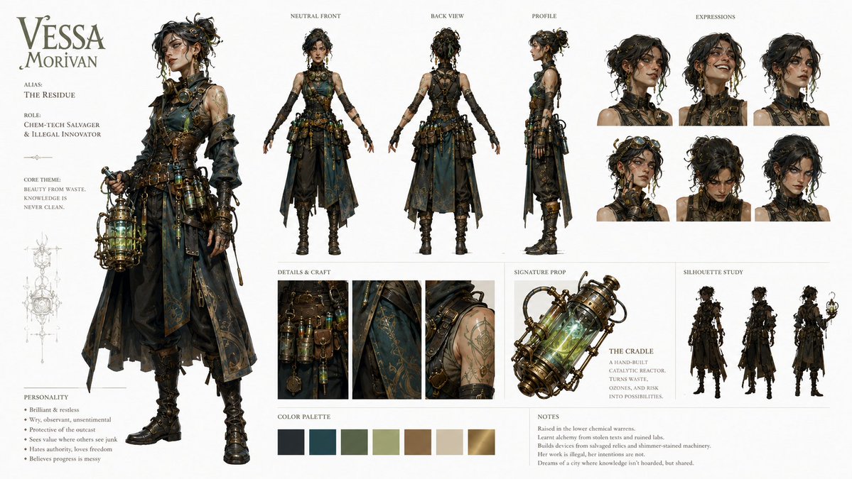 Character Identity Board Template preview image 1