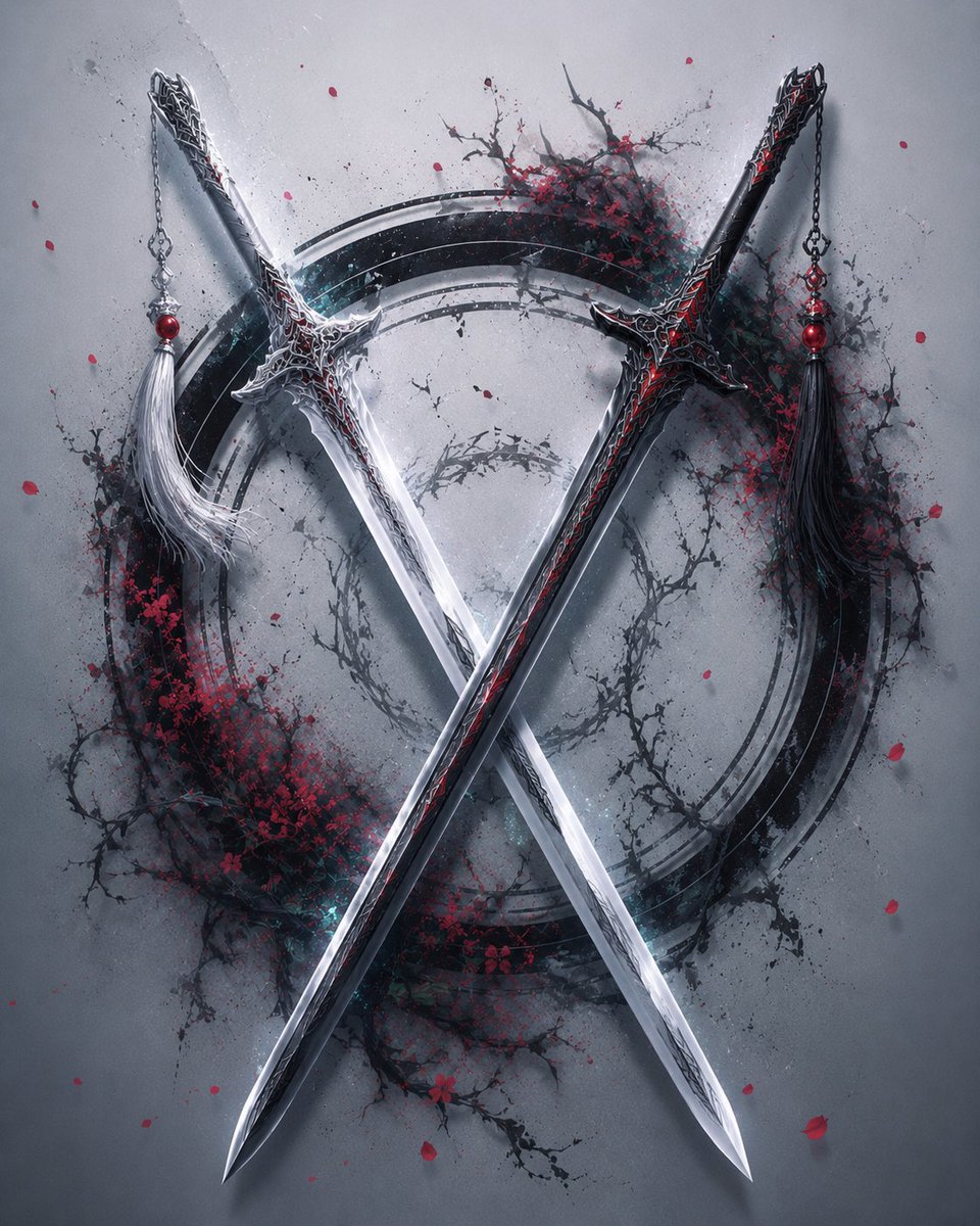 Crossed Dark Eastern Fantasy Halberds preview image 2