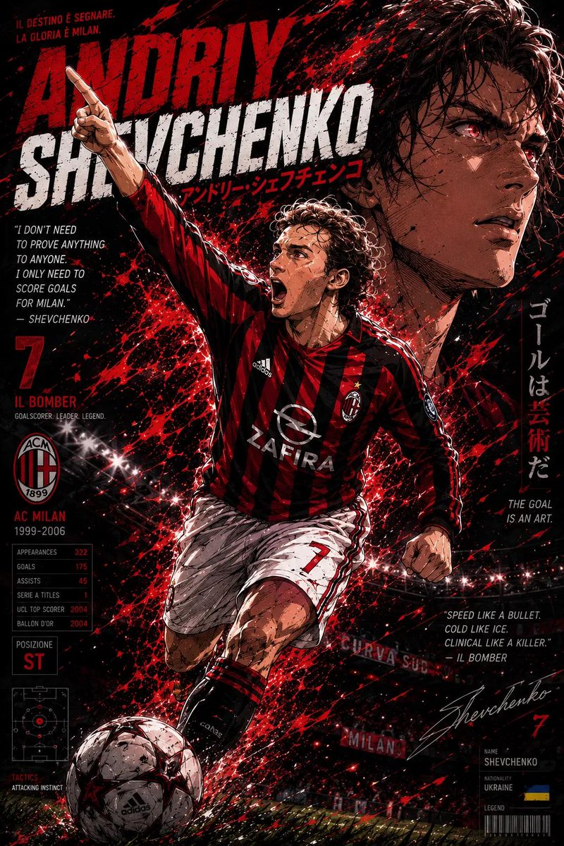 Anime Football Legend Poster preview image 3