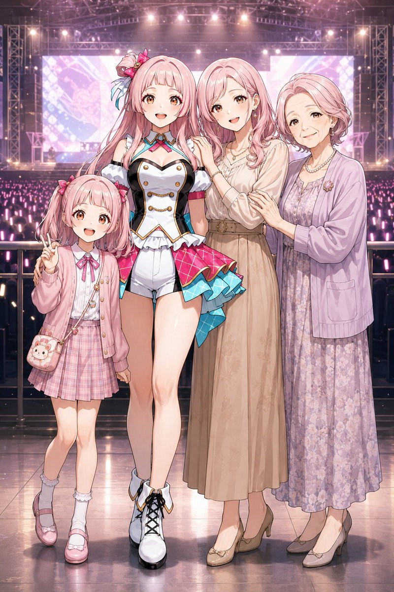 Four-Generation Family Portrait Prompt preview image 4