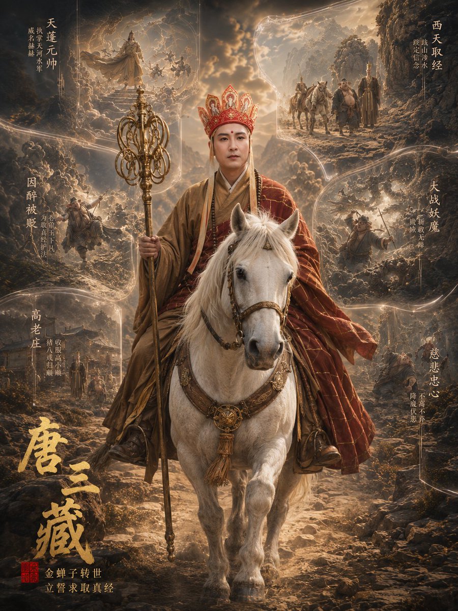 Tang Sanzang Mythic Character Poster preview image 1