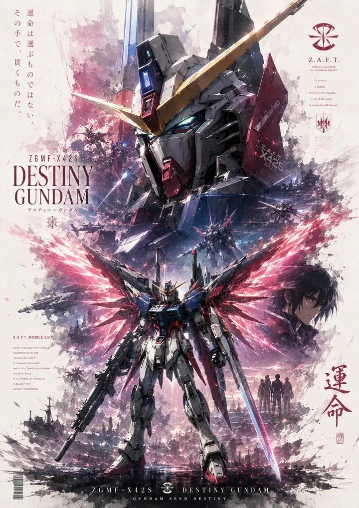 Mecha Anime Poster Art preview image 1