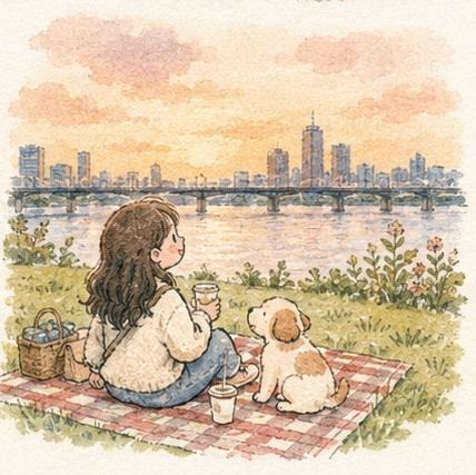 Cozy Watercolor Anime Slice of Life preview image 1