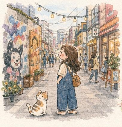Cozy Watercolor Anime Slice of Life preview image 2