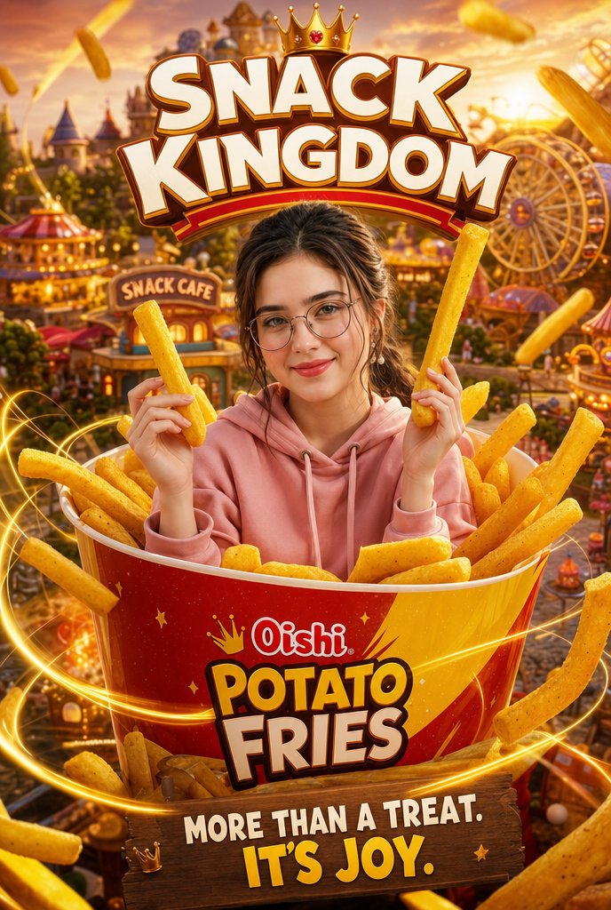 Snack Kingdom Potato Fries Ad preview image 1