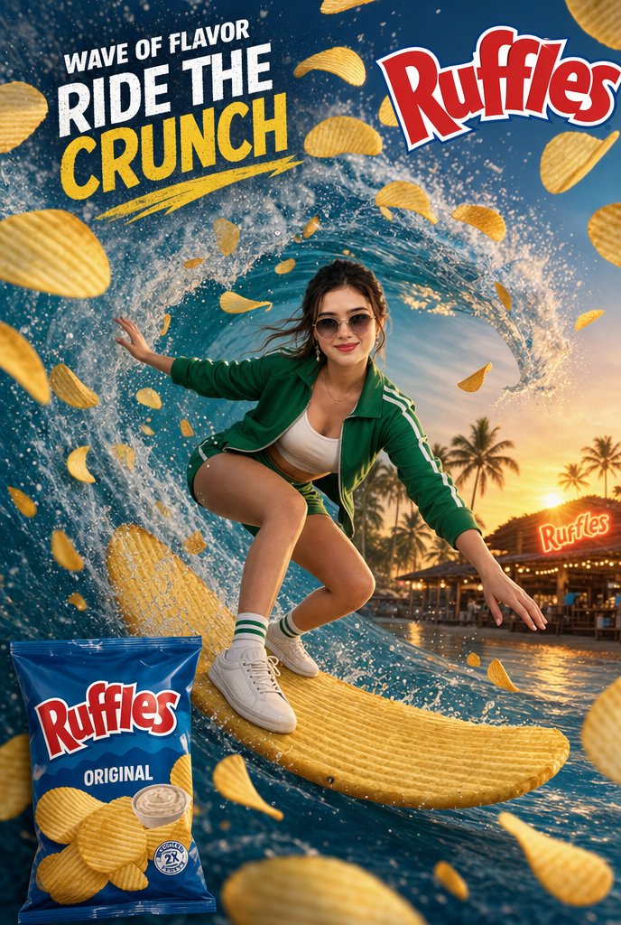 Ruffles Wave of Flavor Surf Ad preview image 1