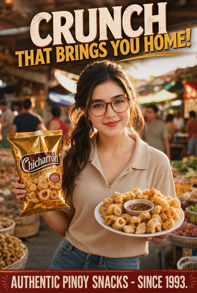 Nostalgic Filipino Chicharrón Ad preview image 1