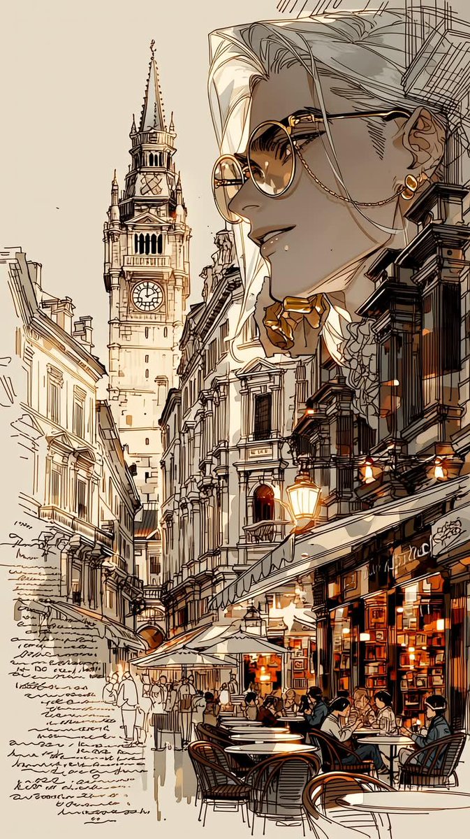 European City Travel Illustration preview image 4