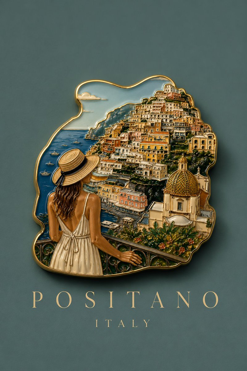 Handmade Enamel Souvenir Magnet preview image 3