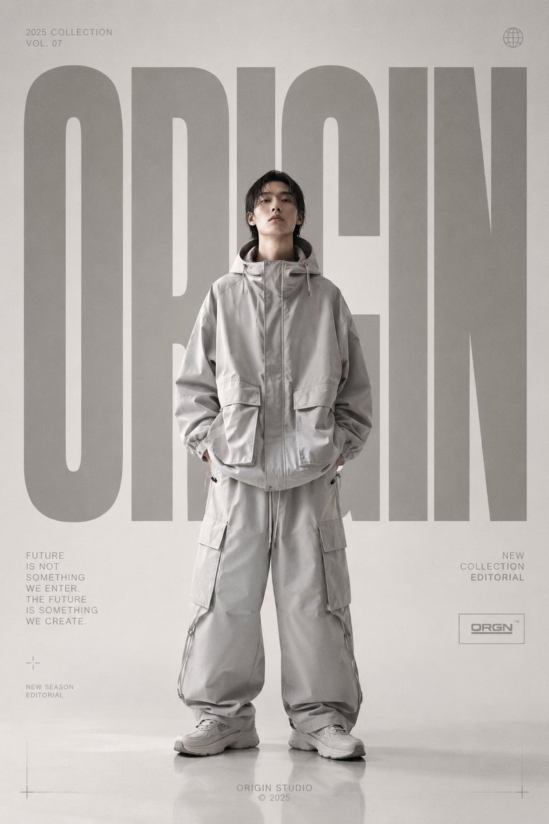 High-Fashion Editorial Poster preview image 1