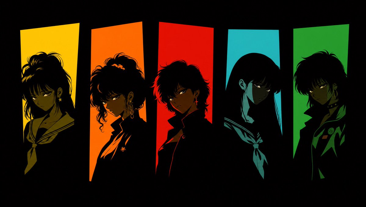 Five 1980s Delinquent Anime Girls preview image 3