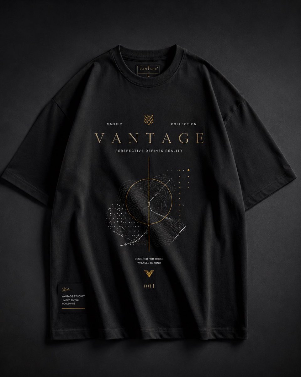 现代街头服饰和奢华 T 恤设计 preview image 2