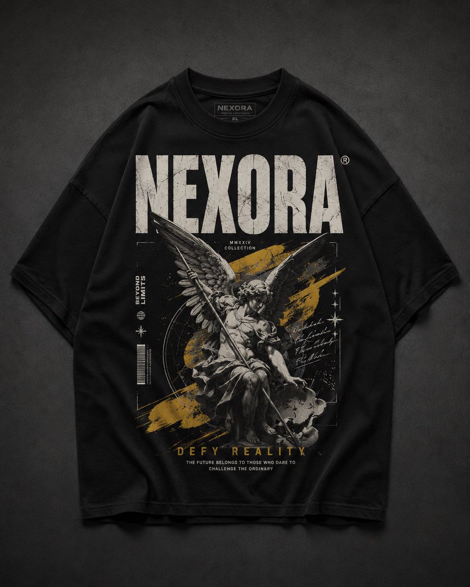 现代街头服饰和奢华 T 恤设计 preview image 4