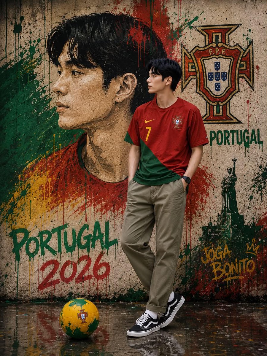 South Korean Graffiti Jersey Portrait preview image 1