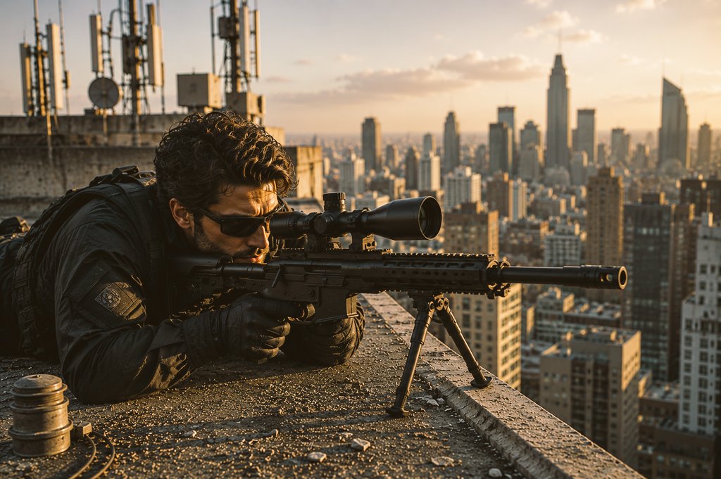 Tactical Sniper Urban Photography preview image 1